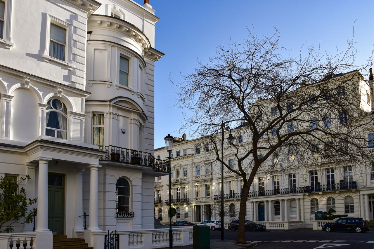 Stucco Fronted London Property
